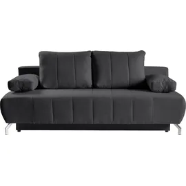 werk2 Schlafsofa »Troya«, 2-Sitzer Sofa und Schlafcouch mit Federkern & Bettkasten