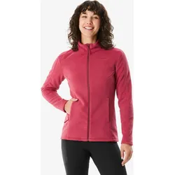 Fleecejacke Damen Wandern - MH500 rosa rubinrot|karminrot S