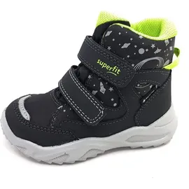 superfit Jungen Glacier Schneestiefel, Grau Hellgrün 2000, 22 EU Schmal