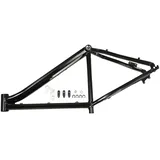 KOLHGNSE Mountainbike Rahmen, 26" RH 66 cm Aluminiumlegierung Fahrradrahmen MTB Fahrrad Rahmensatz Interne Führung Mountainbike Rahmen Bicycle Frame für Women Men (Schwarz)