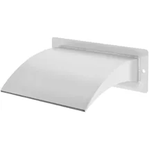 vidaXL Wasserfall Edelstahl 30x9x26 cm Silbern