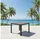 Natur24 Castilla Gartentisch 100 x 100 x 74 cm Schwarz