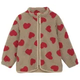 CelaVi Plüschjacke CETeddy Fleece Jacket in Rot | Gr.: 120