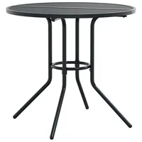 vidaXL Gartentisch Ø 86 x 11,9 cm Anthrazit