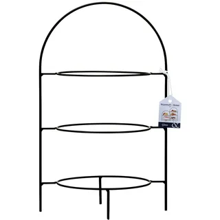 Ritzenhoff & Breker 3-stöckige Etagere Tjäna 37 cm Metall Schwarz