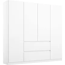 Rauch Drehtürenschrank »Kleiderschrank Schrank Garderobe Wäscheschrank NIDDA mit moderner«, griffloser Front sowie Push-to-Open Funktion MADE IN GERMANY, weiß