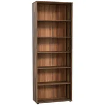 Forte Tempra Standregal 73,7 x 34,8 x 197,5 cm Braun