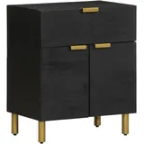 vidaXL Nachtschrank 50 x 33 x 60 cm Schwarz