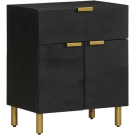 vidaXL Nachtschrank 50 x 33 x 60 cm Schwarz