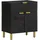 vidaXL Nachtschrank 50 x 33 x 60 cm Schwarz
