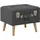 vidaXL Hocker mit Stauraum 3 Stk. 0 x 0 x 0 cm Dunkelgrau