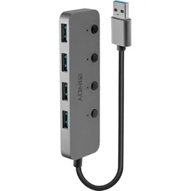 Lindy USB 3.1 Hub & Gigabit Ethernet Adapter