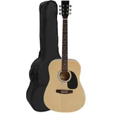 juan miguel navarrez Akustikgitarre akustische Gitarre natur inkl. Tasche