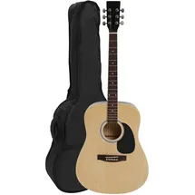 juan miguel navarrez Akustikgitarre akustische Gitarre natur inkl. Tasche