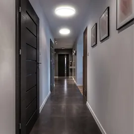 B.K.Licht LED Panel 1 rund 29,3 cm weiß
