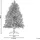 Beliani Künstlicher Weihnachtsbaum Weiß 180 cm