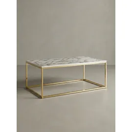 KADIMA DESIGN Weiß Gold Marmor 100 x 60 x 40 cm