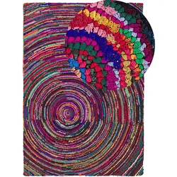 Teppich bunt 160 x 230 cm Shaggy MALATYA