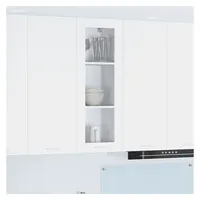 vidaXL Hängeschrank Riga 40 x 31 x 100 cm Weiß