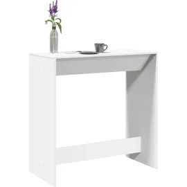 vidaXL Bartisch 102 x 50 x 103,5 cm Weiß