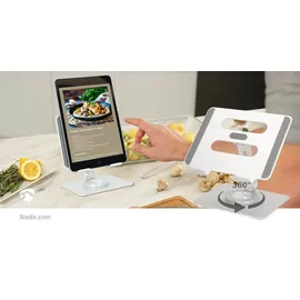 Nedis Tablet-Ständer Vollbeweglich Silber