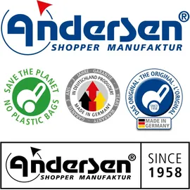 andersen shopper manufraktur Royal Shopper Folke blau 61 L