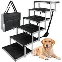 Petigi Hundetreppe klappbar 6 Stufen 70 kg
