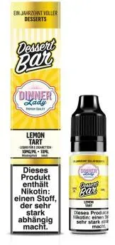 Dinner Lady Bar Lemon Tart NicSalt Liquid 10ml / 10mg