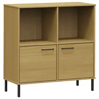vidaXL Bücherregal OSLO 90 x 35 x 90,5 cm Braun
