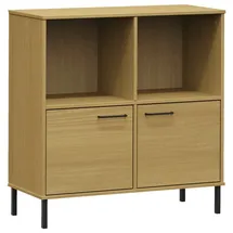 vidaXL Bücherregal OSLO 90 x 35 x 90,5 cm Braun
