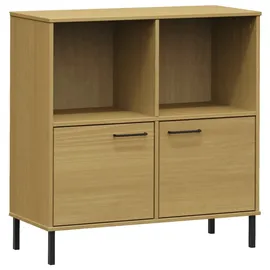 vidaXL Bücherregal OSLO 90 x 35 x 90,5 cm Braun