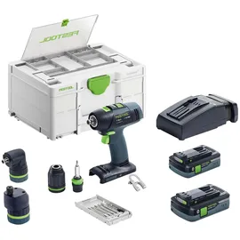Festool T 18+3 HPC 4,0 I-Set inkl. 2 x 4,0 Ah + Ladegerät + Zubehör im Systainer