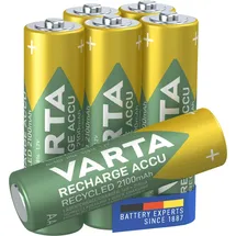 Varta Recharge Accu Recycled AA 2100 mAh 6 St.
