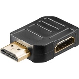 goobay 65750 HDMI Winkeladapter 270 Grad/Vergoldete Kontakte / 270° Winkel / 8K 60 Hz, 4K @ 120 Hz / 48 Gbits/eARC, HDR