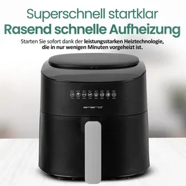 EMERIO Heißluftfritteuse AF-129369 schwarz