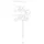 Partydeco Cake Topper Mr & Mrs Hochzeit 16,5x8,3cm Tortendeko Hochzeit Kuchendeko Tortenstecker Hochzeitsdeko Weiß