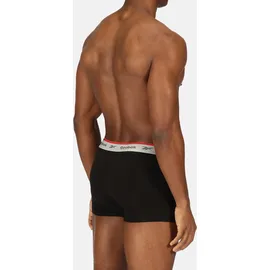 Reebok Trunk "OVETT", Herren, Gr. S, schwarz, Single Jersey, Obermaterial: 95% Baumwolle, 5% Elasthan, unifarben, eng, Unterhosen, basic, bequem, atmungsaktiv, mit Logo, breiter Bund, Baumwollmix