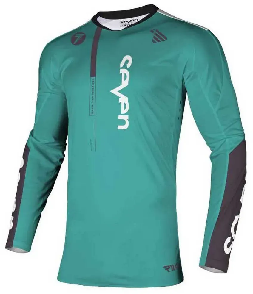 Seven Rival Rift Langarm-trikot - Aqua - XS