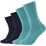 CAMANO Socken - Soft Socks, einfarbig, 4er Pack sand melange 39-42