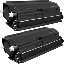 2 Recycling Toner ersetzt Lexmark E360H11E  Doppelpack  schwarz