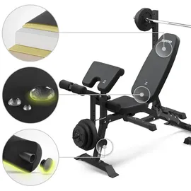 Zipro Superset Hantelbank Schwarz