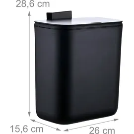 Relaxdays 9 l Schwarz