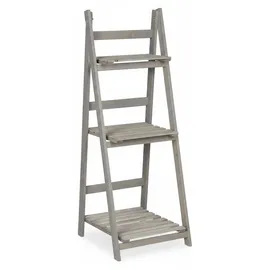 Relaxdays Blumentreppe 108 x 41 x 40 cm Grau