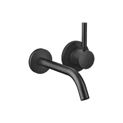 Dornbracht Meta Fertigmontageset 36860660-33 für Wand-Einhebelmischer, ohne Ablaufgarnitur, Ausladung 190 mm, schwarz matt