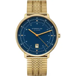 STERNGLAS - HAMBURG - dunkelblau - gold - SuperSlim gold / 42MM