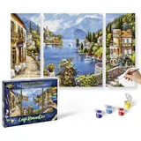Schipper 609260818 - Malen nach Zahlen Lago Romantico 50 x 80 cm