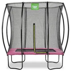 EXIT Trampolin Silhouette 214 x 153 cm pink + Netz
