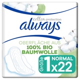 always Ultra Binde Cotton Protection Normal mit Flügeln Big Pack 22