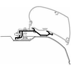 Thule Omnistor Adapter Fiat Ducato H2, 3,75 - 4 m