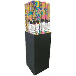 Clairefontaine 30x Geschenkpapier Kraft braun 70g, Liwa, Rolle 2x0,70m, im Kartondisplay mit 30 Stück - Sortierung 223925C